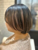 ジュイール(jouir)&nbsp;ダブルカラーミルクティーベージュカラーケアブリーチ韓国ボブ