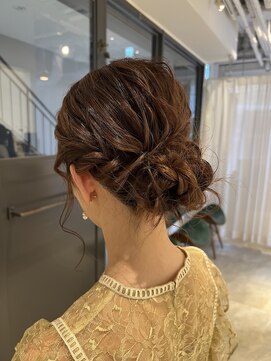 フィゼル 福島店(fizelle) シニヨンヘアセット♪
