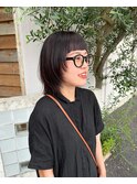 伸ばしかけボブのレイヤースタイル