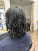 ミディアムミックスパーマ