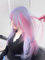 アンバランスオオサカ(UNBALANCE OSAKA)&nbsp;★インナーカラー/ツートンカラー/ハイトーン/ホワイト【JUNYA】