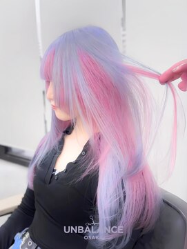 アンバランスオオサカ(UNBALANCE OSAKA) ★インナーカラー/ツートンカラー/ハイトーン/ホワイト【JUNYA】