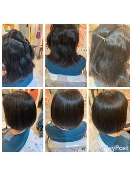 ハロー  三軒茶屋(hair Hello) ボブ縮毛矯正