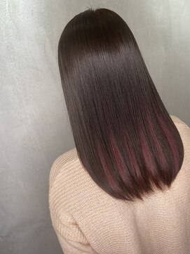 アンダーバーホワイトモデ 河内長野(_WHITE mode) 髪質改善インナーカラーイヤリングカラーレイヤーカット