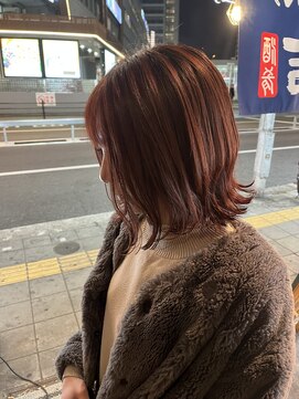 アヴァンス 天王寺店(AVANCE.) ブリーチなしでできちゃうワインレッド