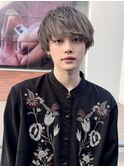 アッシュグレー グレージュ ナチュラルマッシュ