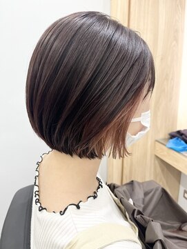 クシュ 本川越店(kusyu...) イメチェンホワイトブロンド外ハネボブ美髪ワイドバング韓国黒髪