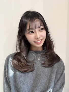ビューネオ(VIEW NEO) 似合わせ/レイヤーカット/韓国ヘア/グレージュ/谷町四丁目