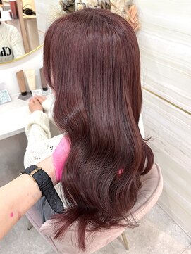 エルバイラビス 大宮(elu by lovis) 《高橋亜美》チェリーピンク/Wカラー/ブリーチなし/大宮/韓国