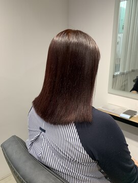 アリーズ シブヤ(ALLYS shibuya) 縮毛矯正×ミディアムスタイル