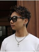 スパイキーショート メンズパーマ ツイストスパイラル森田鴻之介