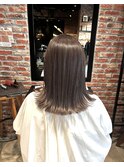 30代40代向け白髪ぼかしハイライト×夏色グレージュ◎美髪