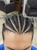 スウェル 津田沼店(Swell)&nbsp;コーンロウ/サーフカール/スパイキーショート/ブルーブラック