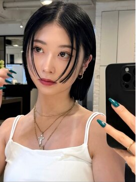 アビー(ABBEY3) ラインボブレイヤーボブ大人ボブパツっとボブ切りっぱなしボブ