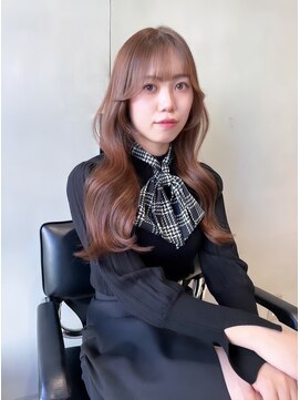 ヘアサロン ガリカ 表参道(hair salon Gallica) 【田中杏実】フェイスレイヤー×艶感たっぷりブラウンカラー