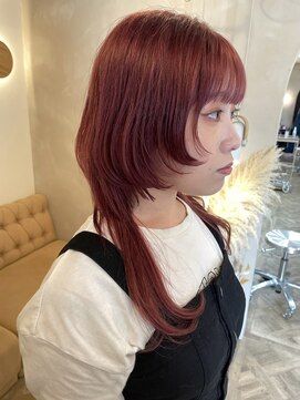 ラヴィズム 名駅店(LUVISM) ◎韓国ヘアー顔周りレイヤーおくれ毛ダブルカラー名古屋名駅