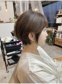 【ふわっと柔なかなかショートヘア】ショートボブ　20代30代