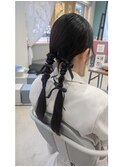 ウェディングヘアセット