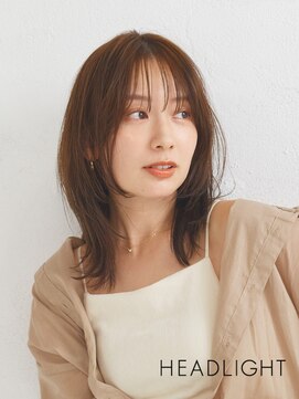 アーサス バイ ヘッドライト 長岡店(ursus by HEADLIGHT) #小顔似合わせ韓国レイヤーくびれミディアム#前髪ありイメチェン