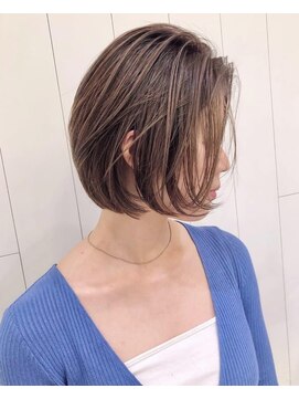 オーク たまプラーザ(OAK) ミニボブ ダブルカラー*シアーベージュ