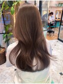 ★似合わせカットニュアンスカラーピンクベージュ