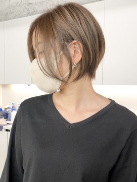 ボーテコンシェル 錦糸町(beaute concier) ミルクティーベージュダブルカラーインナーカラーケアブリーチ