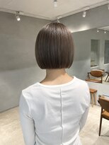 フォト 新宿三丁目(foto) 髪質改善地毛風縮毛矯正くびれレイヤー切りっぱなしボブ
