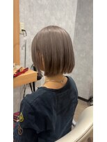 ルル(Lulu) ミルクティーグレージュボブスタイル