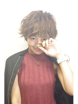 アンク クロス 吉祥寺店 セミウェット抜け感ショート