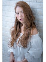 ヘアーアートシフォン 池袋西口店(Hair art chiffon)&nbsp;ミルクティーカラー＆トップノットな姫カットのモードボ186池