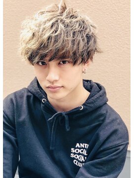 アグ ヘアー ミーア 高円寺店(Agu hair mire) 《Agu hair mire》グランジバブルマッシュ アッシュベージュ