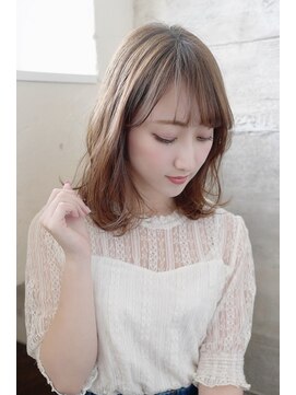 ソワリー 栄(THOiRY) 【ソワリー坂元】シースルー♪ミルクティーカラー