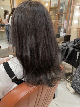 ネオリーブ コパン 鶴見店(Neolive copain) 8トーンの透明感グレージュ(ブリーチあり) neolivecopain