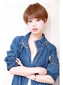 [OCEAN Hair&Life藤原純] 丸みショート×ベージュカラー☆