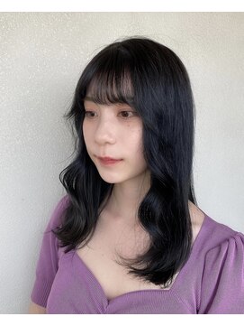 ピンク バイ アンジェリカ 瓢箪山店(PINQ by ANGELICA) #PINQ #ブルーブラック