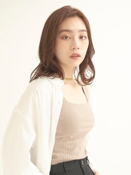 ルクスドレ 新宿(Luxe doree') くびれヘア/アースカラー/地毛風カラー/大人ヘルシー[新宿駅]