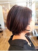 丸みショートｘグラデーションボブ　２０代３０代４０代５０代