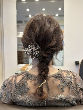 オルガ ヘアアンドメイク(Oluga hair&make) ナチュラル編みおろし