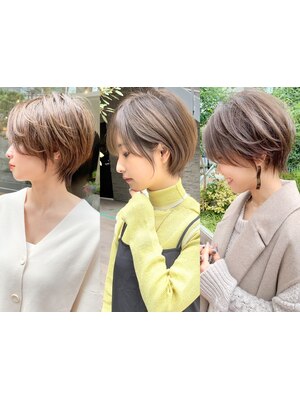 【カット＋カラー＋TR￥9,900】SNSで話題◇全国からお客様が来店するショートボブ特化salon[大阪梅田駅]