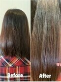 【髪質改善】伸ばしかけの方にオススメ★艶髪酸熱トリートメント
