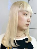 ウィコ 新宿(WICO)&nbsp;ホワイトブロンド[新宿駅グレーベージュ/レイヤーロング/黒髪]