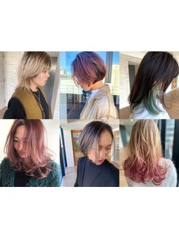 "ファイバープレックスボンドカラー"取扱いあり◇高発色・ハイトーンカラーもダメージレスでうる艶に◎