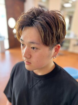 アークスヘアー 爽やかメンズ☆無造作ツーブロックマッシュナチュラル