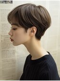 ★暗めカラーグランマッシュフェイスフレーミングデザインカラー