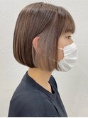 大人ガーリーチョコレートモードプリカールインナーカラー原宿