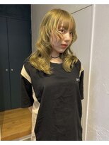 クラフト ヘア デザイン(CRAFT HAIR DESIGN)&nbsp;秋色ハイトーン　/　ハニーベージュ