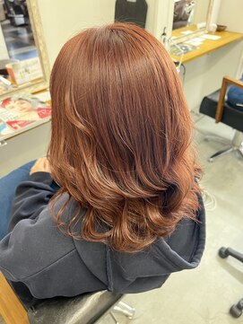 リ シャルム バイ エニーハウ 南七日町店(Re charm by anyhow) オレンジ強めブラウンカラー