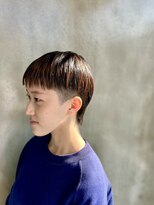 アンスリウム(anthurium)&nbsp;【ワイドバング×2ブロック×マニッシュショート×stylist小林】