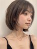 【月1ケアに】カット+リタッチカラー+コーティングトリートメント　7500