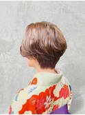 ショートヘアセット/袴/着付け／卒業式【Treno.吉祥寺】